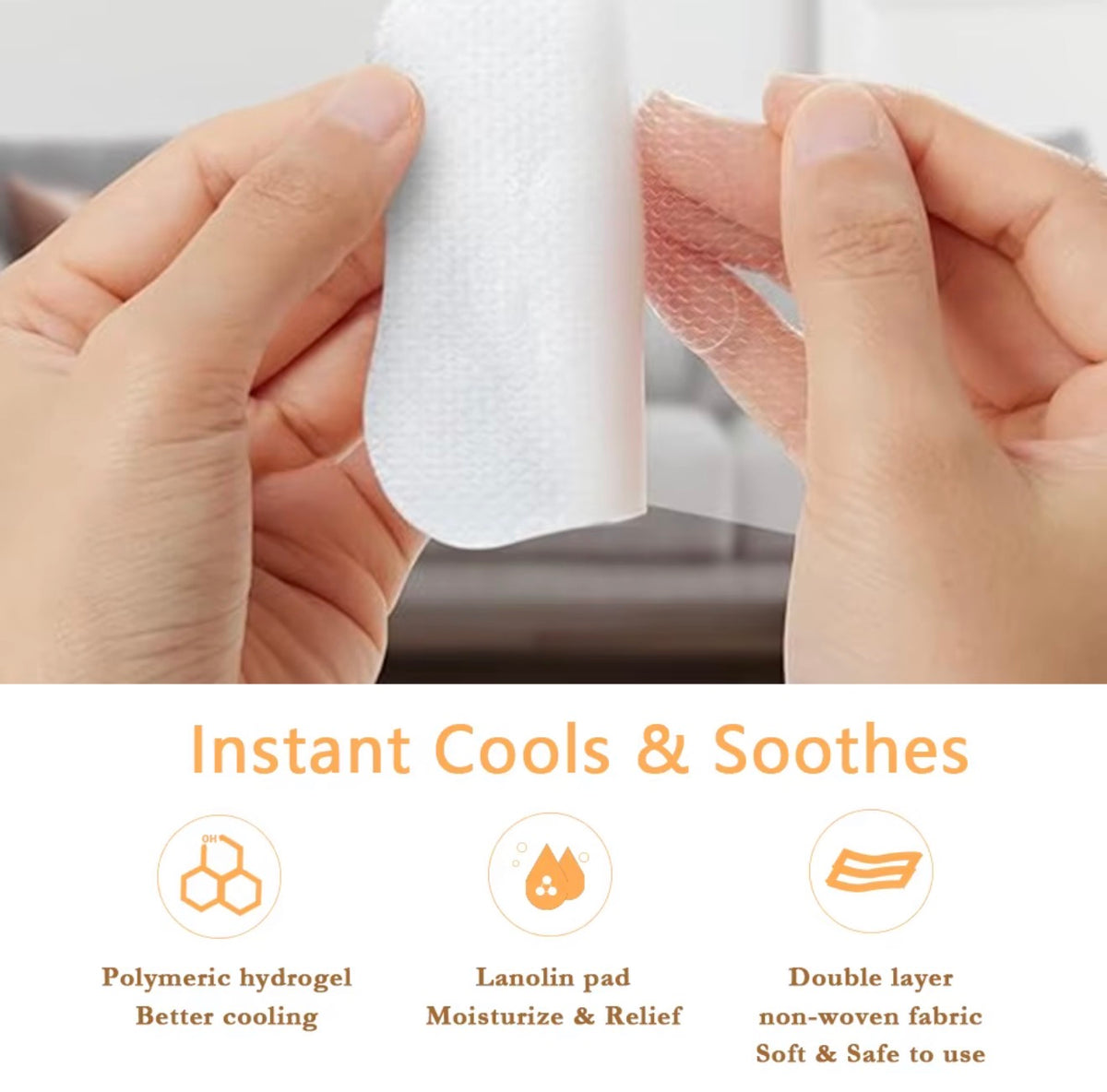 Cooling Hydrogel Breast Pads